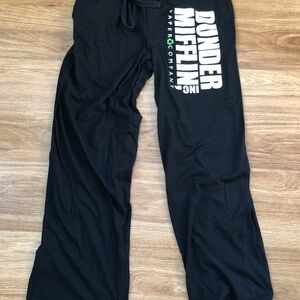 Black Dunder Mifflin Lounge Pants